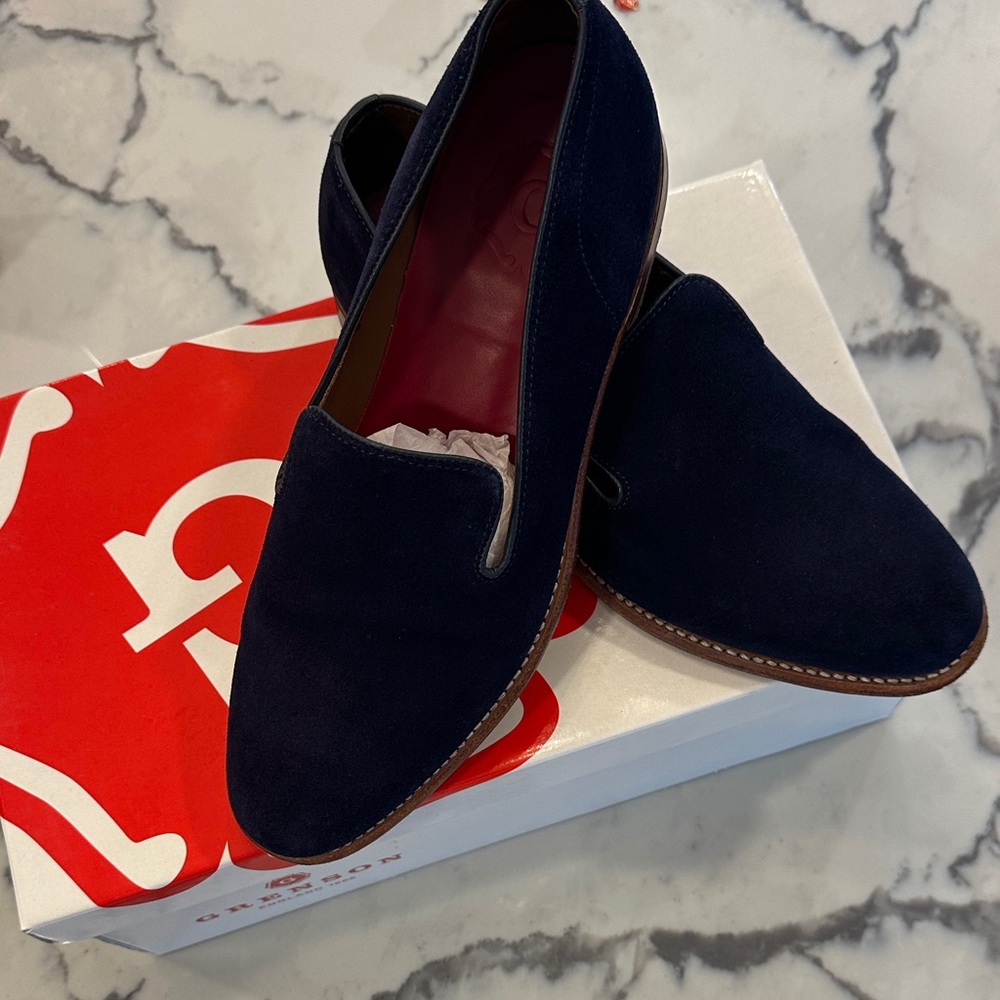Elegant Navy Loafers